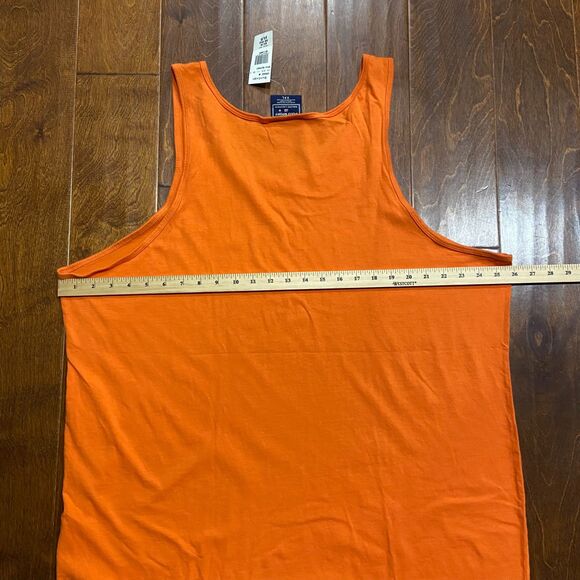 Polo Sport Ralph Lauren NWT Vintage Orange Blue Tank Top Men's Size XXL - Picture 6 of 7